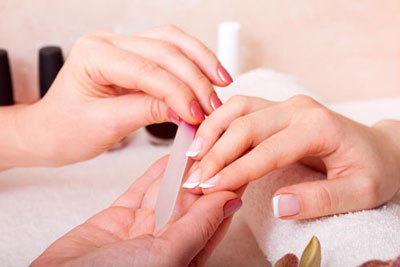 manicures and pedicures